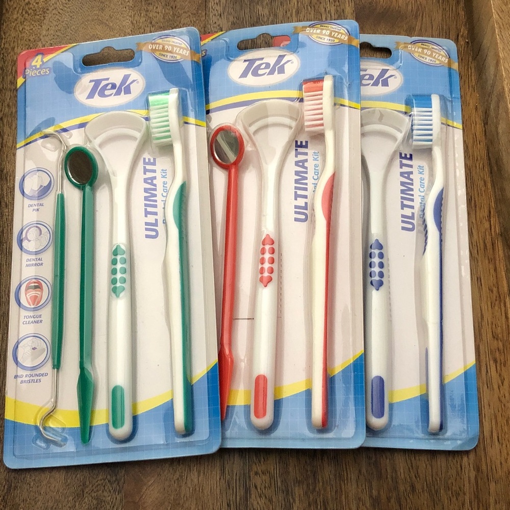 Lot of 3 Pkg Ultimate Dental Care Kit Pick